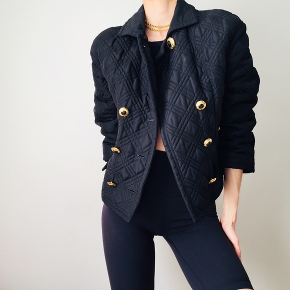 Rare VERSACE Vintage Quilted Jacket XS - Picture 4 of 17